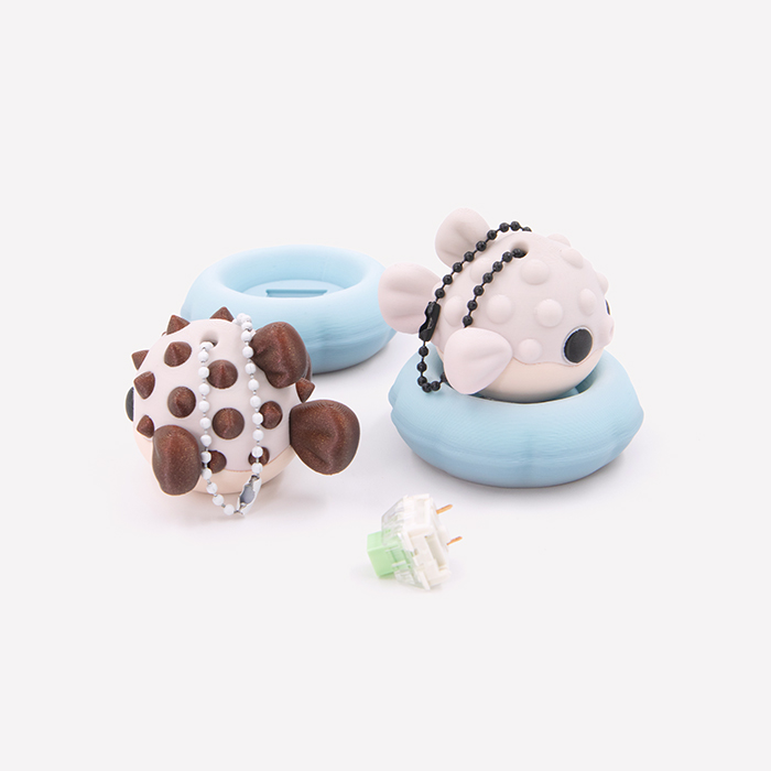 Pufferfish Clicker + Keychain