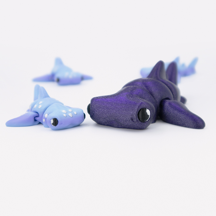Hammerhead Shark Articulated STL 3MF