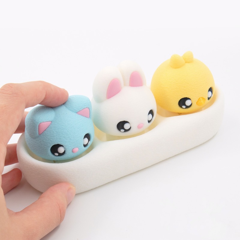 Kawaii Mochi Clickers — printed